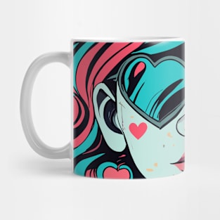 Love you girlfriend boyfriend Valentines ,brafdesign Mug